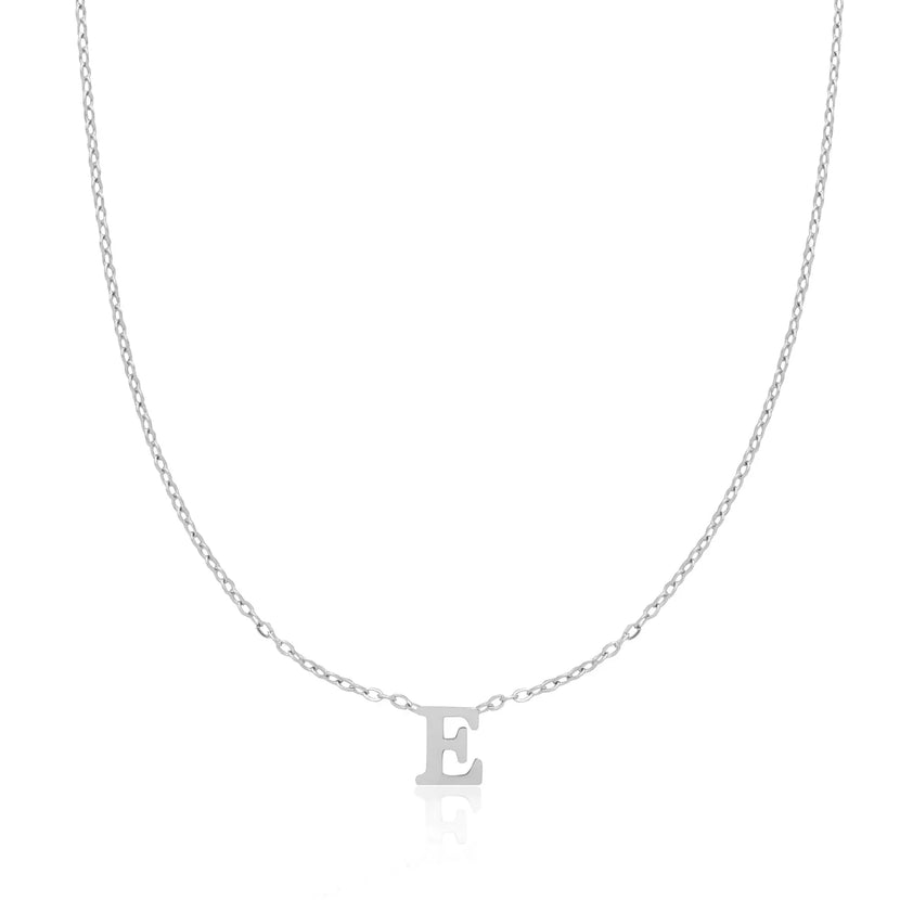 Mini Initial Necklace (Silver) (CS Replacement)