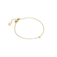 Mini Doodle Heart Bracelet (Gold)
