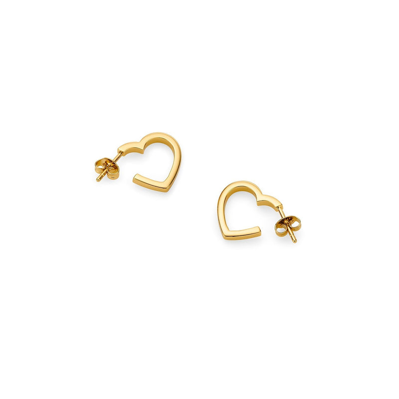 Young Love Hoop Earrings (Gold)
