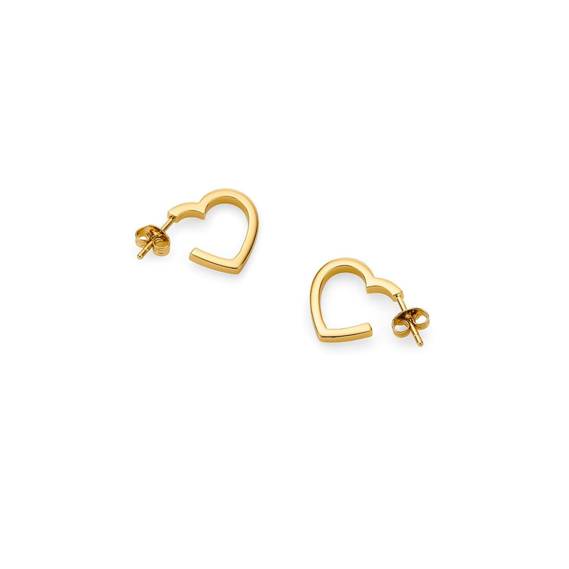 Young Love Hoop Earrings (Gold)