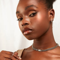 Initial Choker (Silver)