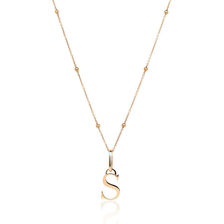 Initial Necklace (Rose Gold)