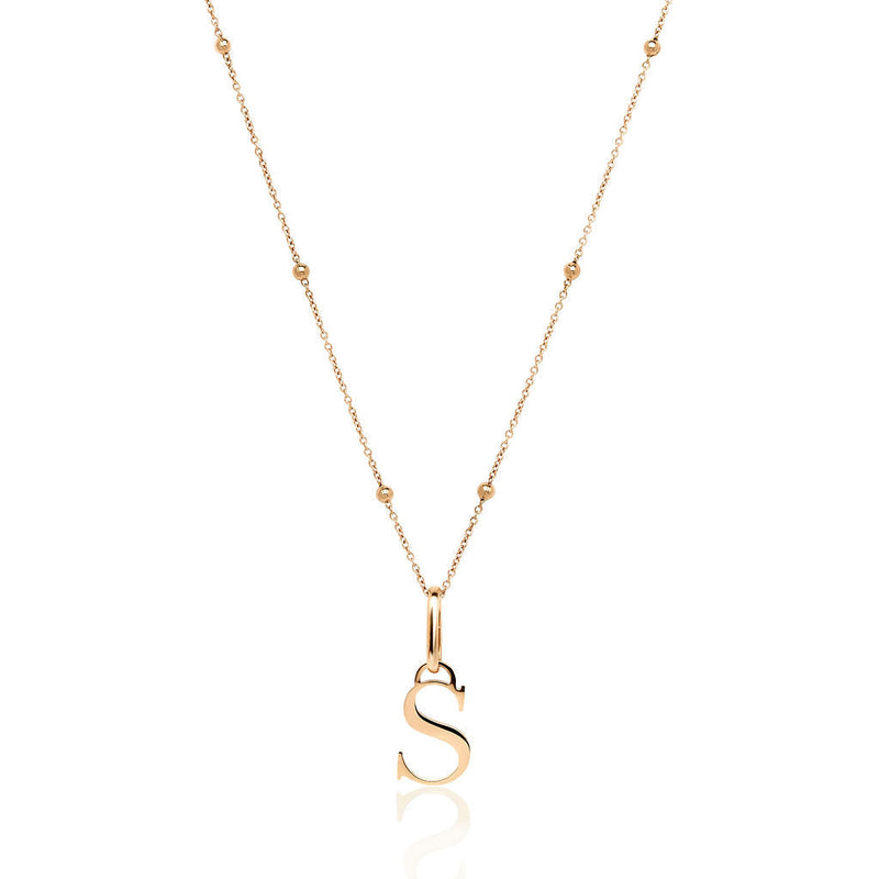 Initial Necklace (Rose Gold)