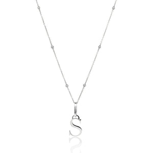 Initial Necklace (Silver)