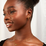 Initials & Birthstone Necklace (Gold) (Copy)