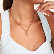 Small Rope Chain Necklace (Gold)