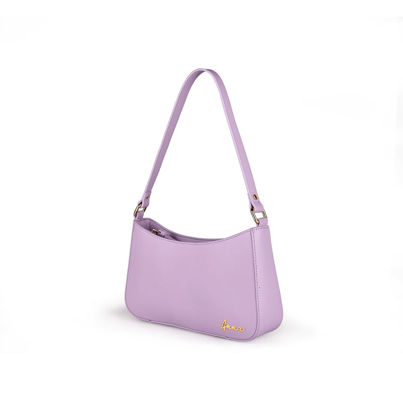 Lilac Underarm Scoop Bag