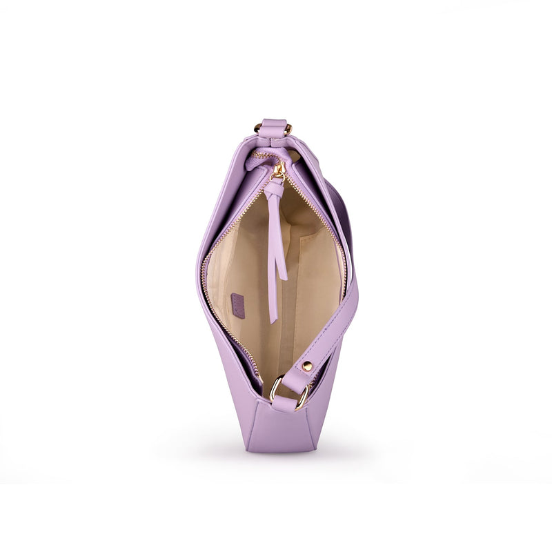 Lilac Underarm Scoop Bag