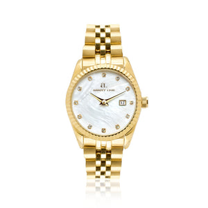 Mini Gold Pearl Link Belgravia 30 Watch
