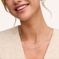 Made Mine Fine Charm Necklace (Silver)