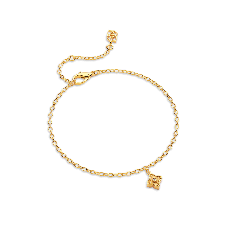 Fine Single Charm Bracelet (Gold)