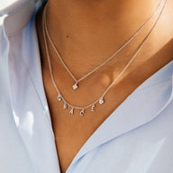 Made Mine Fine Name Necklace (Silver)