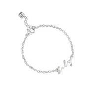 Mini Me Signature Name Bracelet (Silver)