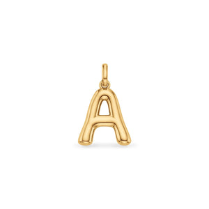 Molten Initial Pendant (Gold)