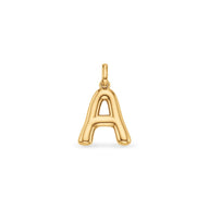 Molten Initial Pendant (Gold)