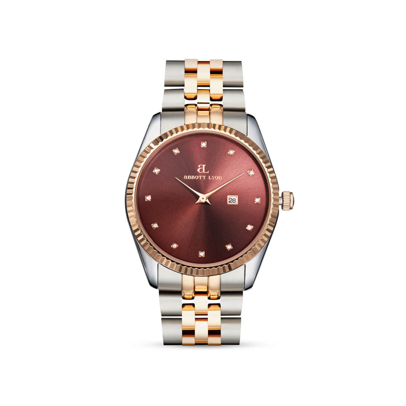 Two Tone Mocha Belgravia 36 Watch