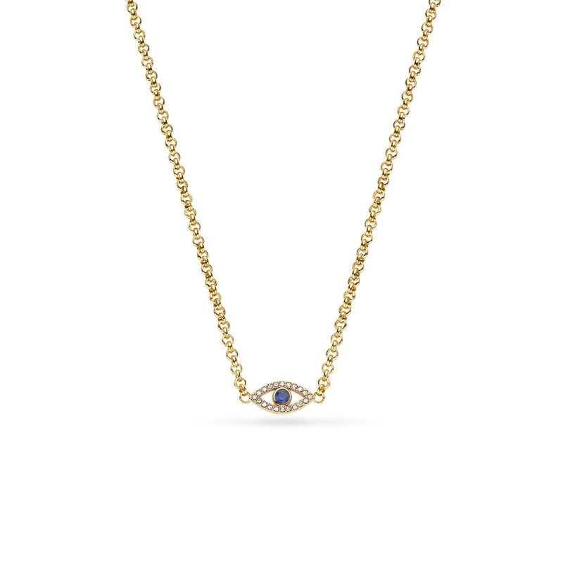 Custom Evil Eye Necklace (Gold)