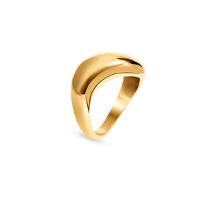 Statement Molten Ring (Gold)