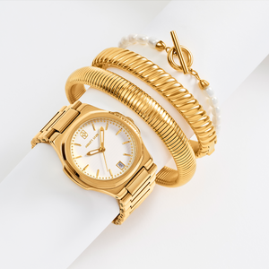Sports Luxe Watch Wrist Stack (Gold)