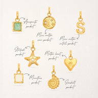 Ocean Charm Necklace (Gold)