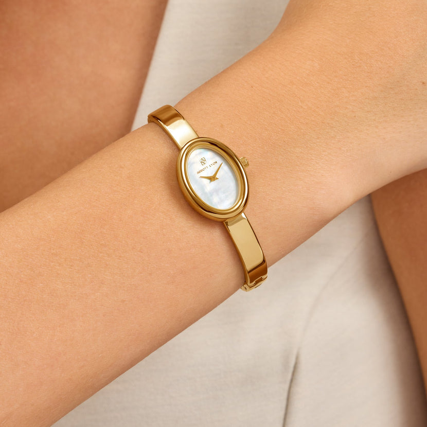 Monroe Bangle Watch (Gold)