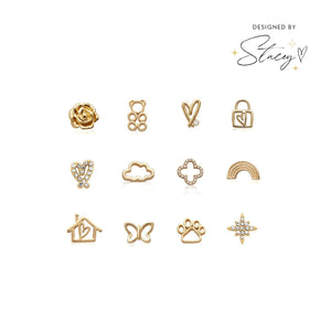 Made Mine Charms - Stacey's Stories Charms (Gold)