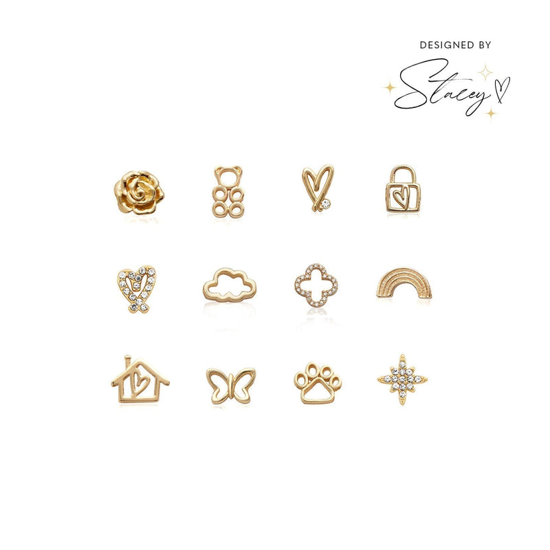 Made Mine Charms - Stacey's Stories Charms (Gold)