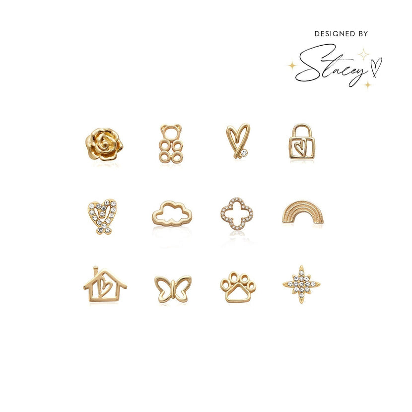 Made Mine Charms - Stacey's Stories Charms (Gold)