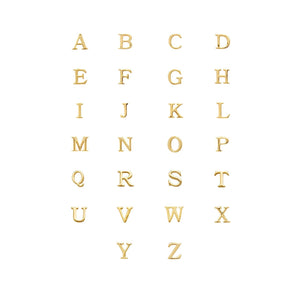 Stacey's Stories Initial Pendant (Gold)