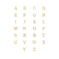 Stacey's Stories Initial Pendant (Gold)