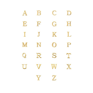 Made Mine Charms - Didot Initial Charm (Gold)