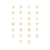 Stacey's Stories Initial Pendant (Gold)