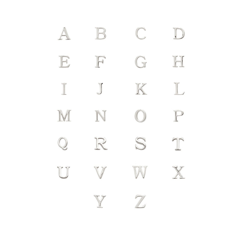 Stacey's Stories Initial Pendant (Silver)