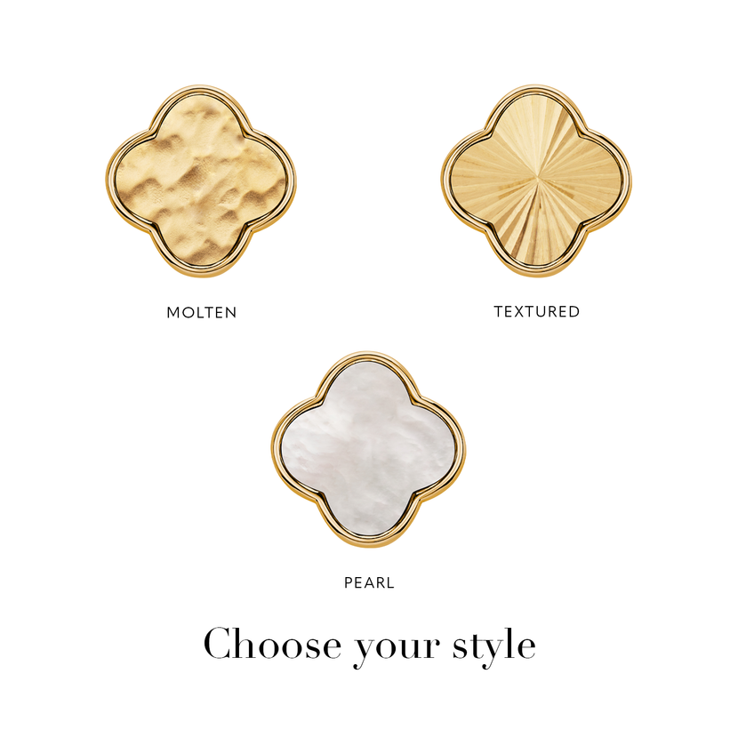 dp Copy of Clover Custom Name Necklace (Gold)