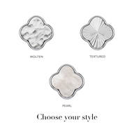 DP Copy of Clover Custom Name Bracelet (Silver)