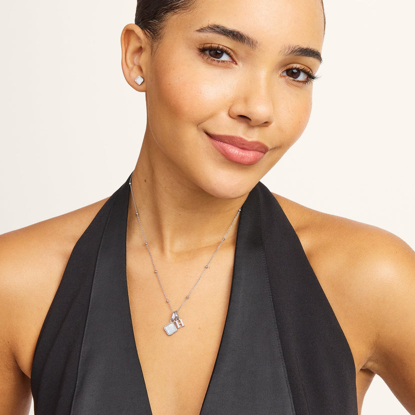 Pearl Clover Pendant (Silver)