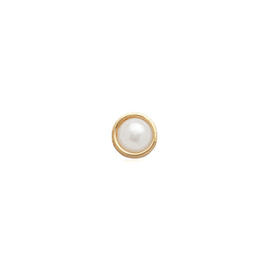 Made Mine Charms - Pearl Charm (Gold)
