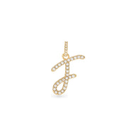 Pavé Initial Pendant (Gold)