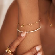 TEST Signature Custom Name Bracelet (Gold)