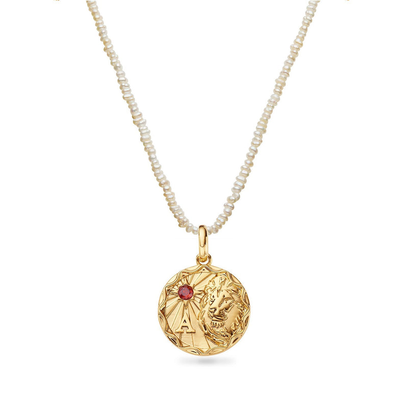 Layering Mini Pearl Beaded Chain Necklace (Gold)