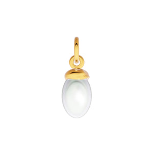 Made Mine Fine Charm - Organic Pearl (Gold)