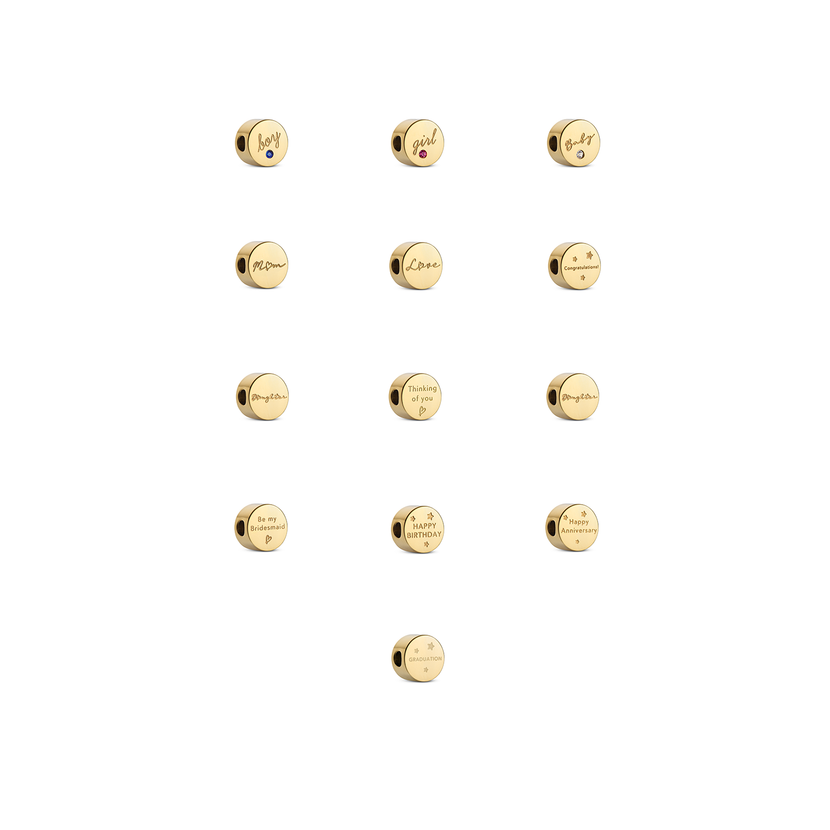 Phrase Charms (Gold)