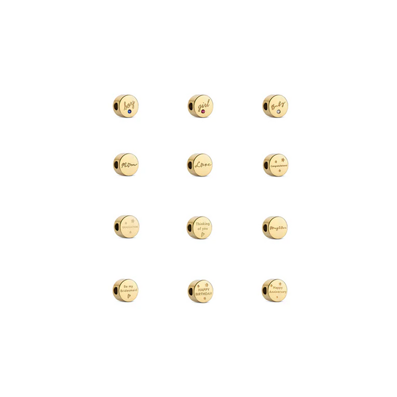 Phrase Charms (Gold)