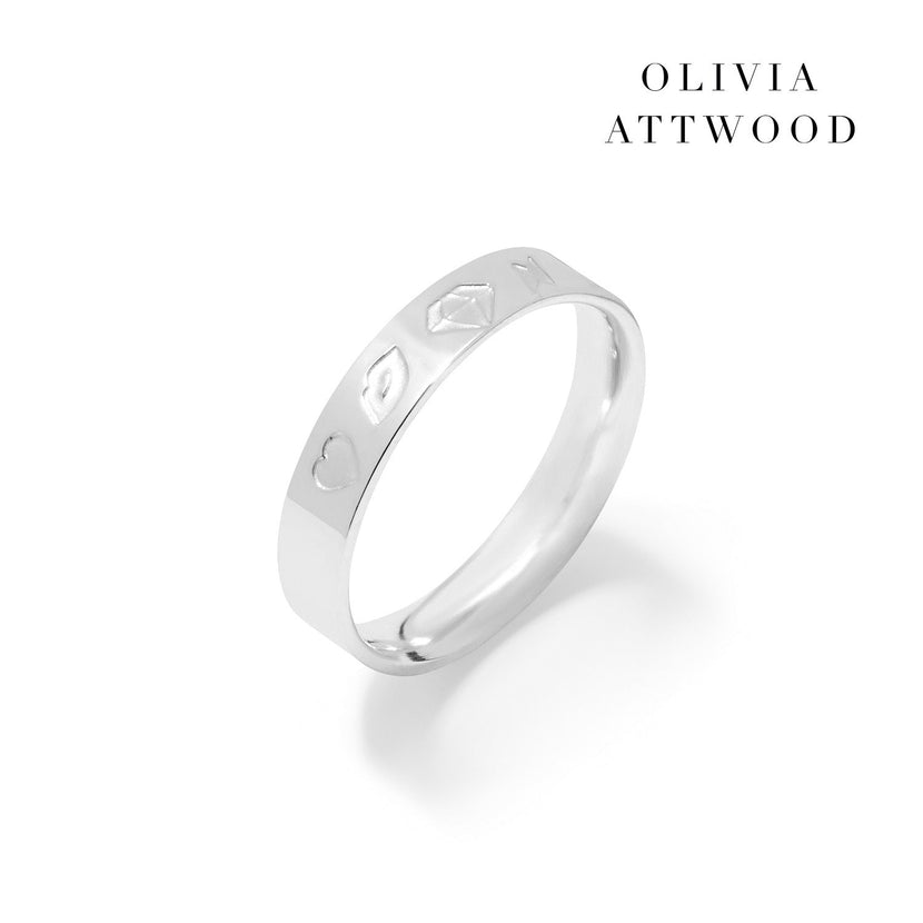 Custom Stamped Ring (Silver)