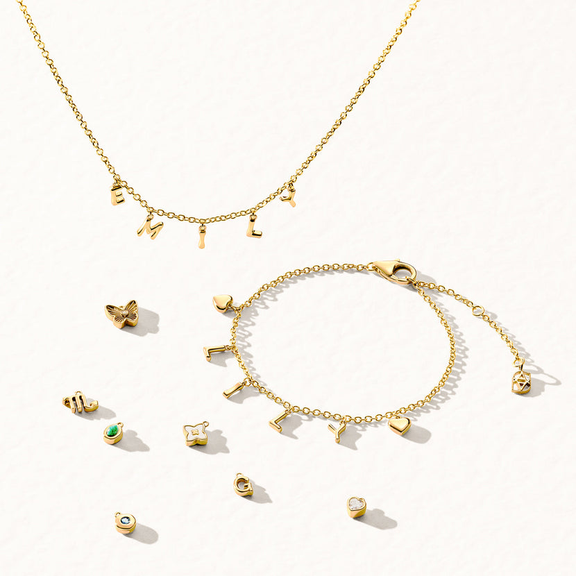 Made Mine Fine Charm Anklet (Gold)