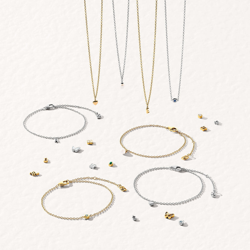 Fine Single Charm Necklace (Silver)