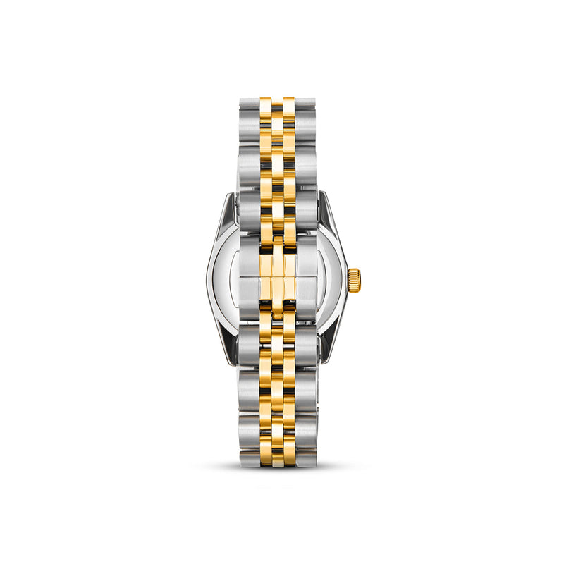 Mini Two Tone Pearl Link Belgravia 23 Watch