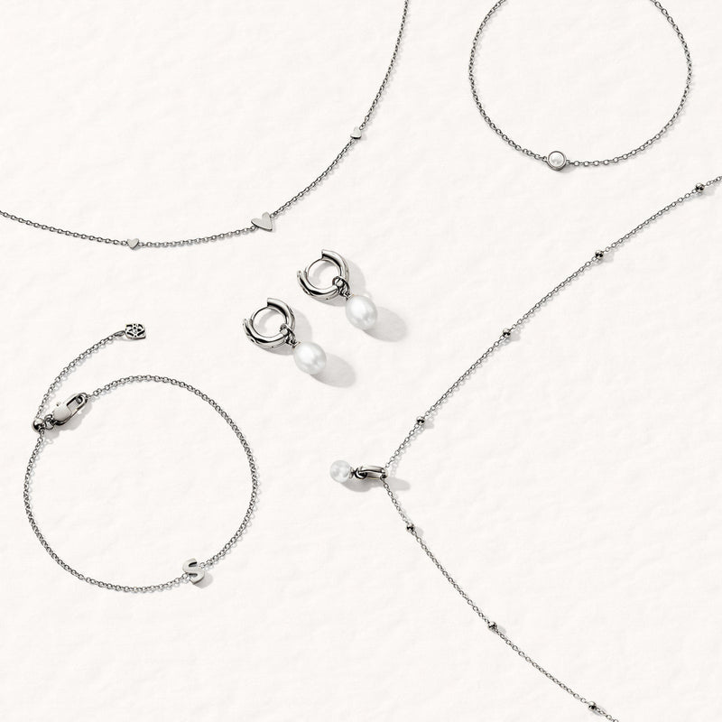 Mini Heart Necklace (Silver)