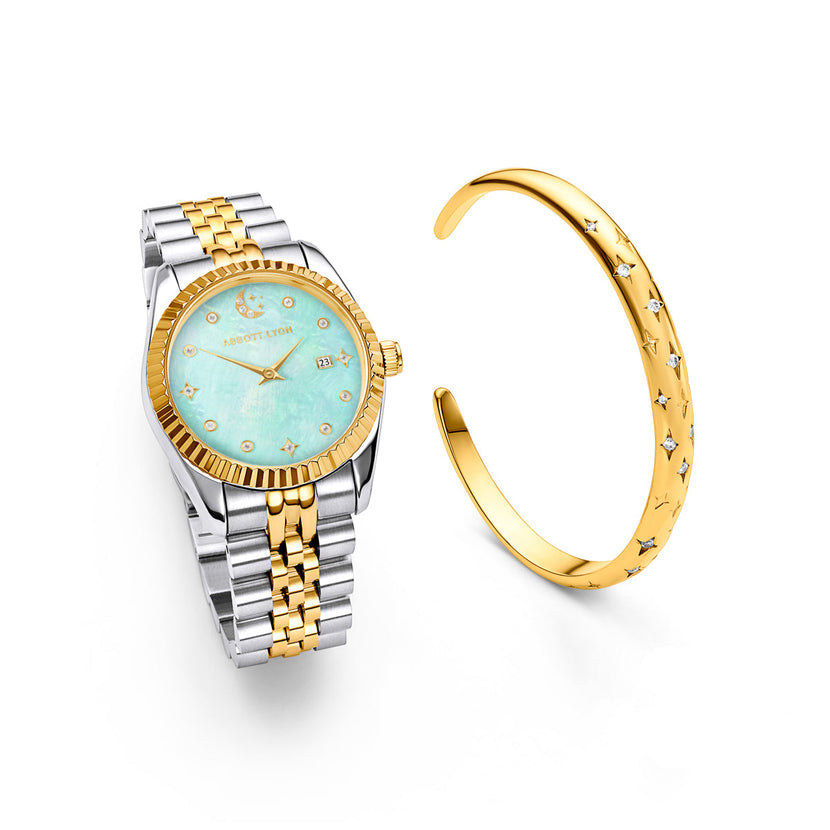 Moon & Back Bangle & Belgravia Watch Bundle