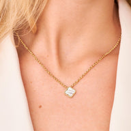 Pearl Clover Necklace (Gold)